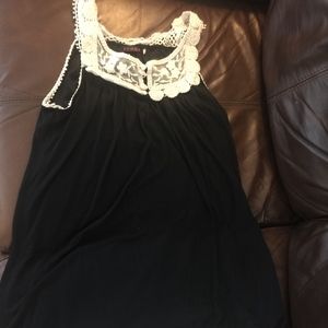 Black and White Lace mini dress